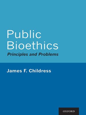 cover image of Public Bioethics